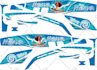 design your motorcycle decal with racing graphic or cartoon
