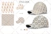 create all over print pattern  design for hat and cap