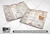 design a modern and unique menu design for your restaurant