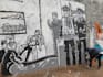 make real graffiti or mural on the wall