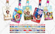 design modern id badge, name card, lanyard, id card