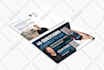create a modern postcard design