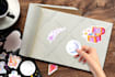 design cute illustrations for your stickers