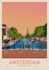 create a travel poster design art deco with a vintage style