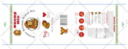 create packaging dieline, box label design with 3d mockup