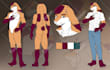 make the reference sheet for your fursona, furry character