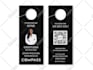 design a modern door hanger design for your real estate business