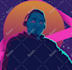 do draw your photo into retrowave artwork