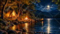 create full HD nature relaxing music video