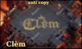 design the most beautiful name base using wall in coc