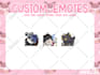 create custom and cute twitch and discord emotes