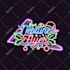 turn your image or logo into neon style line art
