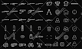 design minimalist vector line icons