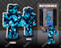 make your best custom minecraft skin for java and bedrock