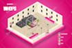 do isometric event map vector 3d festival maps illustrations