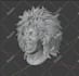 custom 3d head 3d bust 3d sculpture figurine potrait 3d head figure 3d face stl