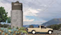 render 3d architectural visualization with collage style