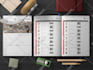 design iconic checklist, price list, invoice and fillable pdf form