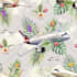 create tropical print and hawaiian seamless pattern design