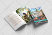 design creative visual layout for book or magazine