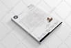 create a  clean  letterhead, print ready