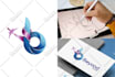 design a handcrafted 3d style logo with a premium finish