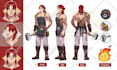 design character sheet or reference sheet for your character
