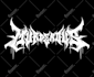 create black metal, death metal, gothic font logo