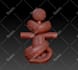 sculpture 3d bust, statue, character, mascot, design product for printing