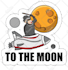draw modern telegram stickers for your crypto