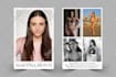 design professional comp card within 24 hours