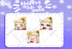 draw cute custom chibi emotes for twitch streamer