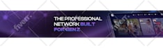 design premium and professional linkedin banner