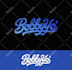 do stunning dj logo and monogram initial text