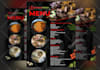 design editable stunning restaurant flyers, menus, trifold menus