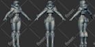 design 3d sci fi mech, robot and creature concept models