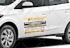 design car and truck magnet sign