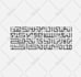 design arabic logo or name with style kufic calligraphy