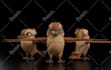 design 3d modeling character, 3d animal, 3d game, cartoon modeling for mascot or
