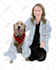 draw family, couple, pet with owner vector cartoon illustration from photo