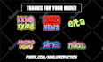 design unique custom text emotes for twitch, kick, youtube