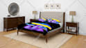 make super realistic textile interior mockup designs bedsheets curtains cushions
