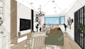 do 3d interior and exterior design rendering for any space