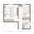 do architectural house plan, permit drawing, blueprint, autocad 2d floor plan