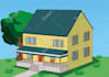 redraw landscape to cartoon vector