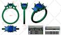 do 3d cad model jewelry design