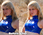 do magic photoshop editing and face smooth