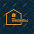 design modern house handyman construction renovation property branding kit logo