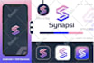 design modern mobile app icon, splash screens and web logo