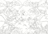 design hand drawn unique coloring book pages and covers